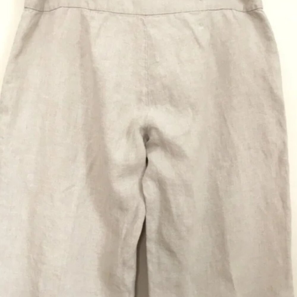 EUC Eileen Fisher Wide Leg Linen Pants - Picture 4 of 7